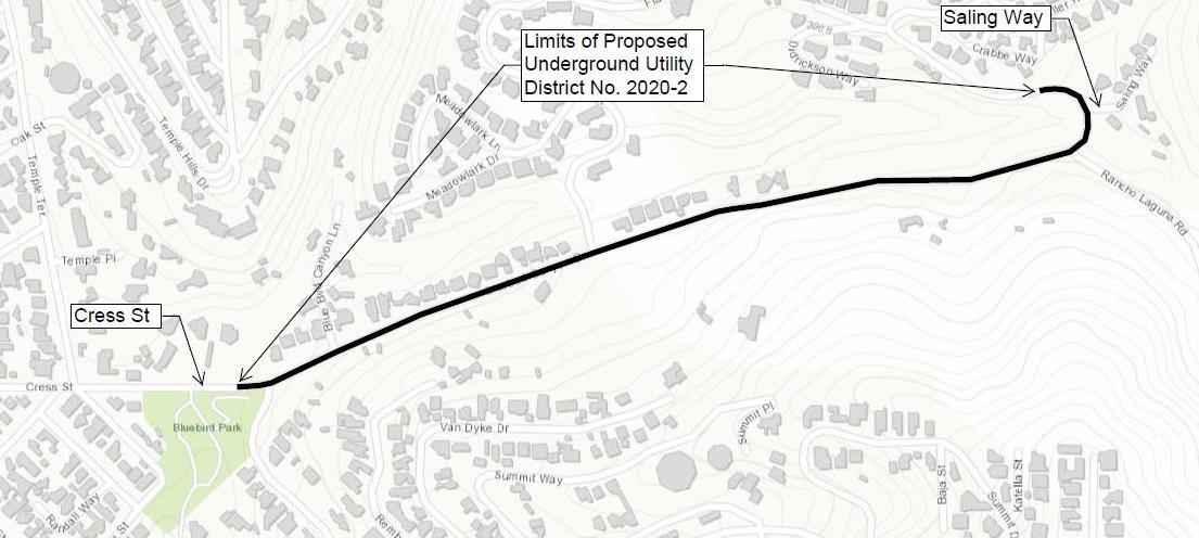 Bluebird Canyon Drive 2020-2 Boundary Map