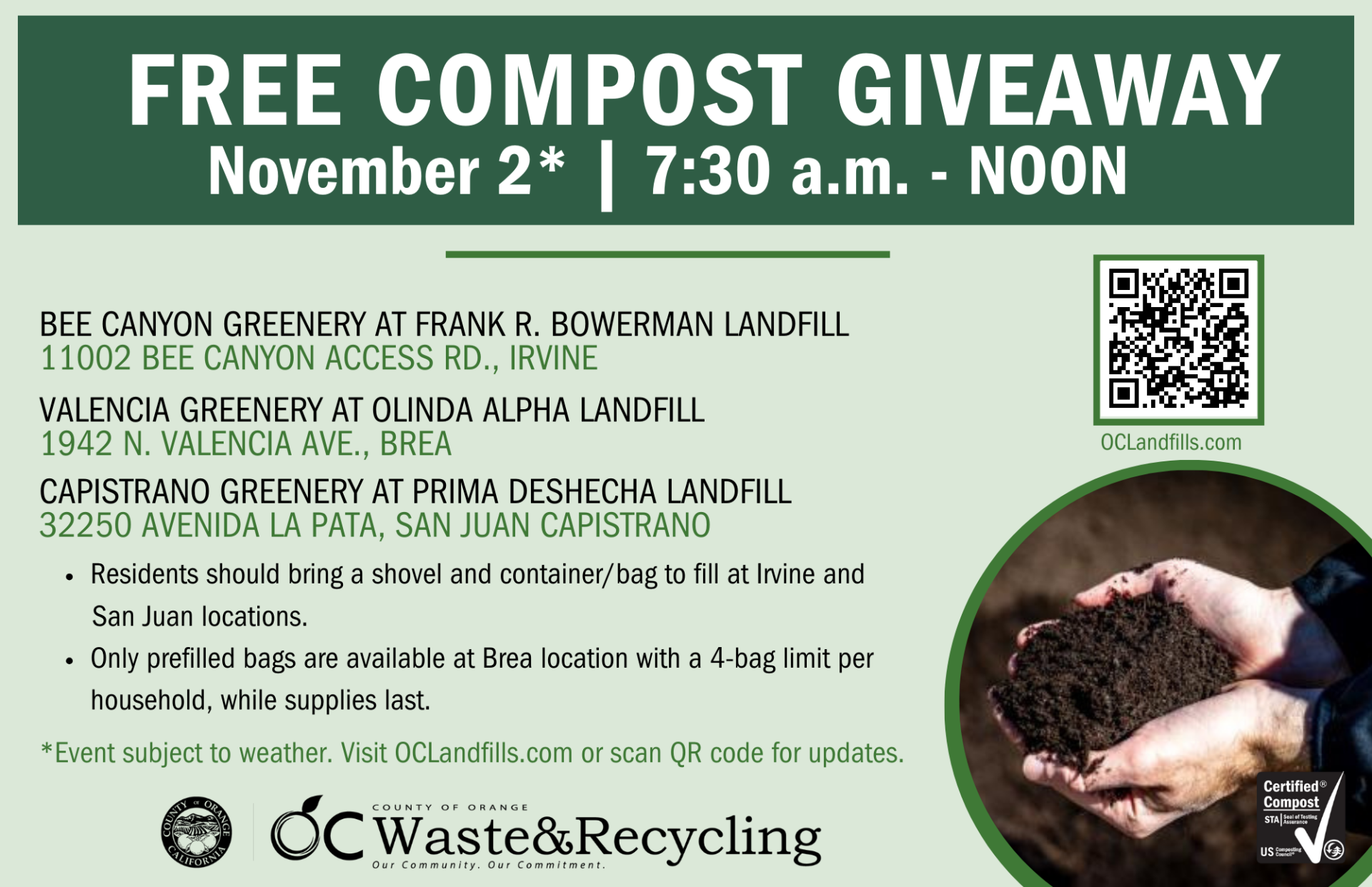 November 2 Compost Giveaway Flyer (2)