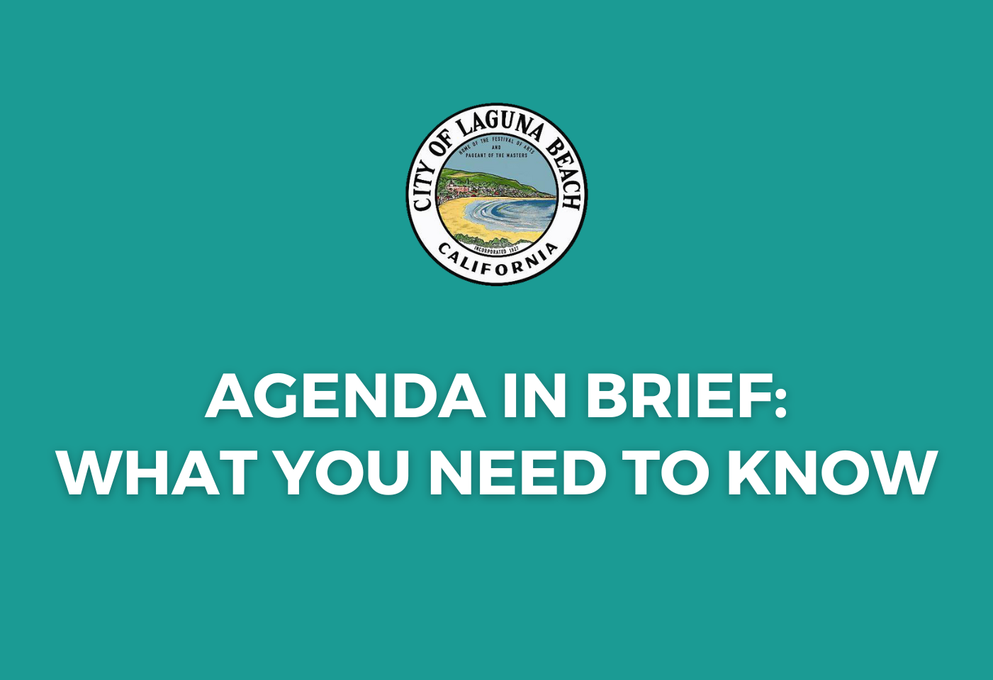 Agenda in Brief